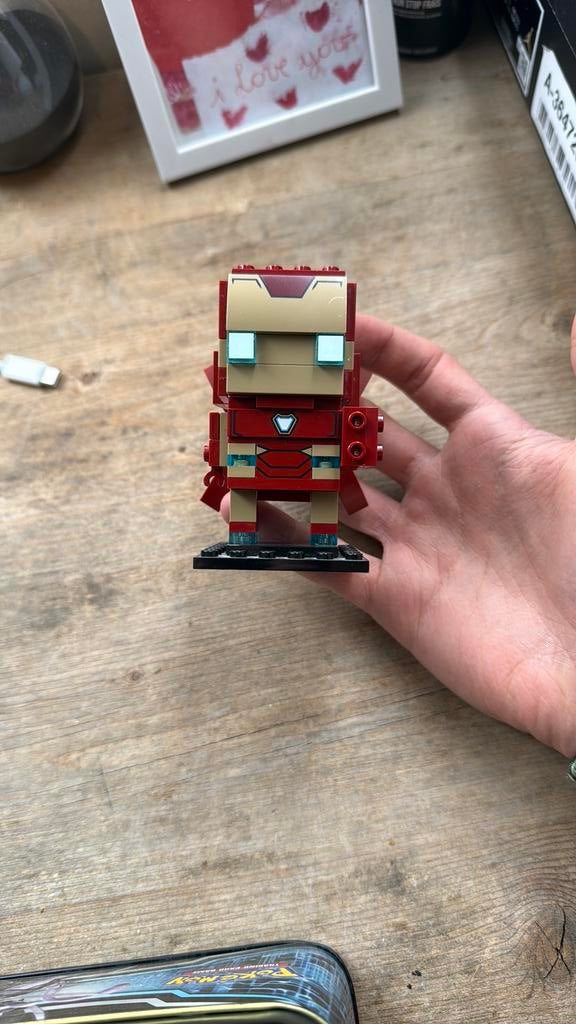 Lego brickhead iron man, Enlèvement ou Envoi, Comme neuf, Lego