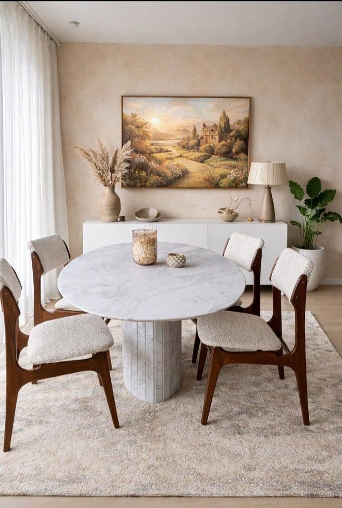 Prachtige vintage stoelen van Erik Buch design set van 4, Ophalen