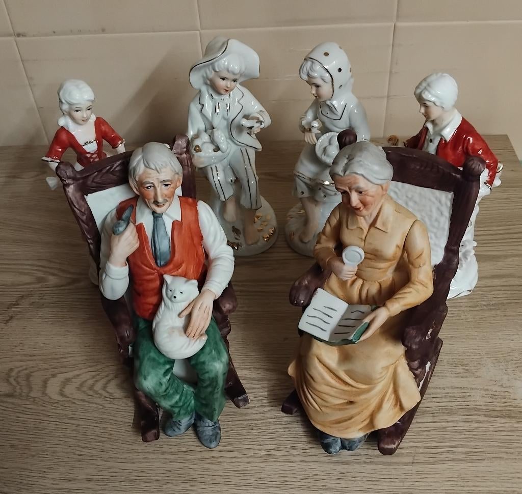 BEELDJES / 6 STUKS, Collections, Statues & Figurines, Enlèvement, Comme neuf