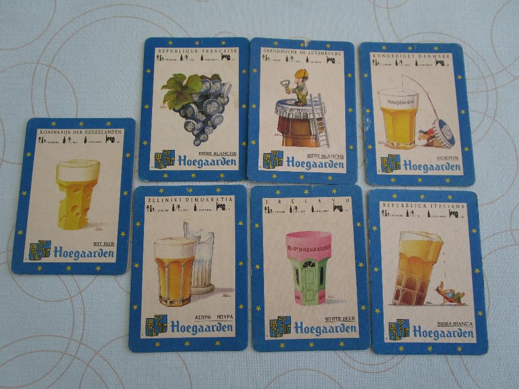 Bierkaartjes Hoegaarden, Verzamelen, Ophalen, Gebruikt, Viltje(s)