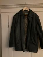 Bruine lederen herenjas, Ophalen, Gedragen