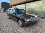 Mercedes-benz w201 190D 2.0 diesel 1992 sportline gekeurd, Auto's, Mercedes-Benz, Zwart, Open dak, Te koop, Achterwielaandrijving