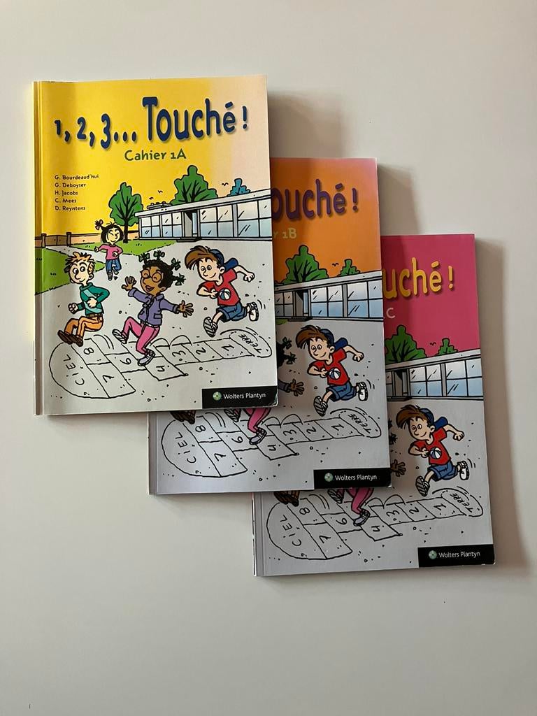 Lot de 3 cahiers d’exercices 1,2,3 Touché 1ère primaire, Livres, Enlèvement ou Envoi, Comme neuf, Primaire
