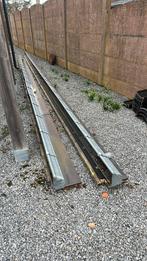 2 stuks zinken dakgoot met haken, Doe-het-zelf en Bouw, Ophalen, Dakgoot