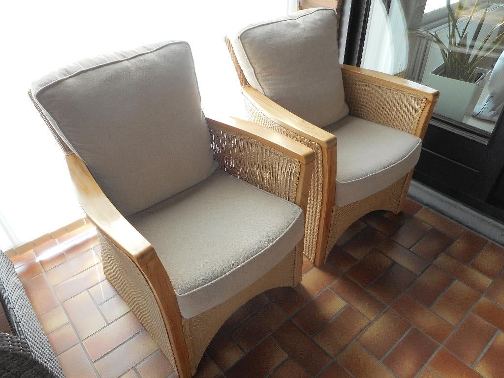 Rieten zeteltjes, Huis en Inrichting, Ophalen, Twee, Overige kleuren, Zo goed als nieuw