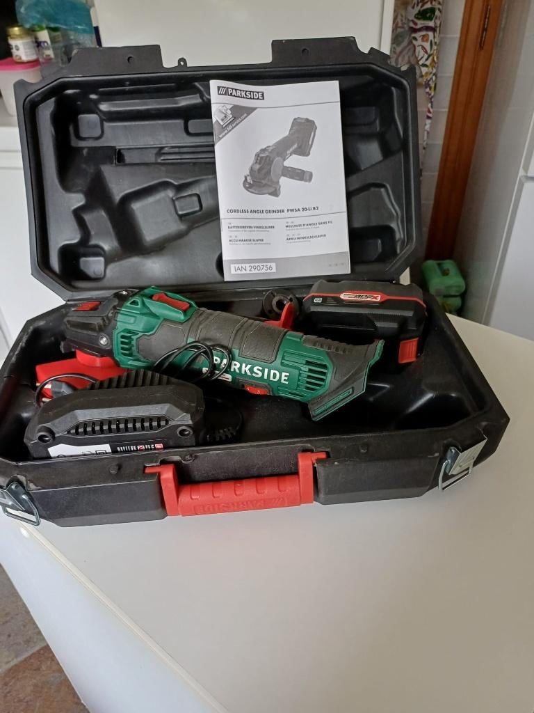 Meuleuse Parkside 115mm sur accus 20V, Bricolage & Construction, Outillage | Meuleuses, Enlèvement, Comme neuf, Meuleuse d'angle