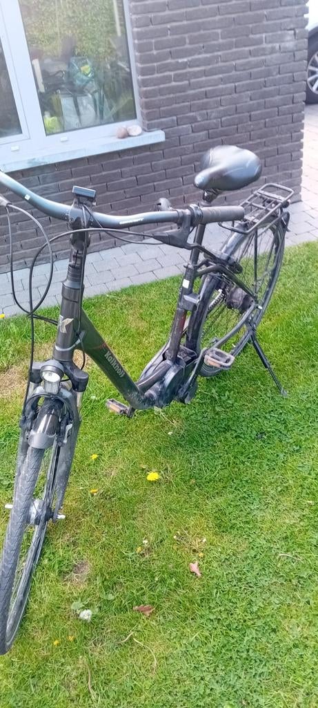 Elektrische fiets voor onderdelen, Ophalen