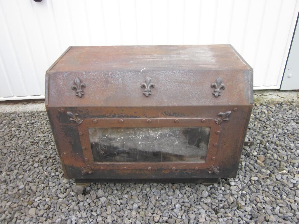 ancien foyer en tôle, Enlèvement