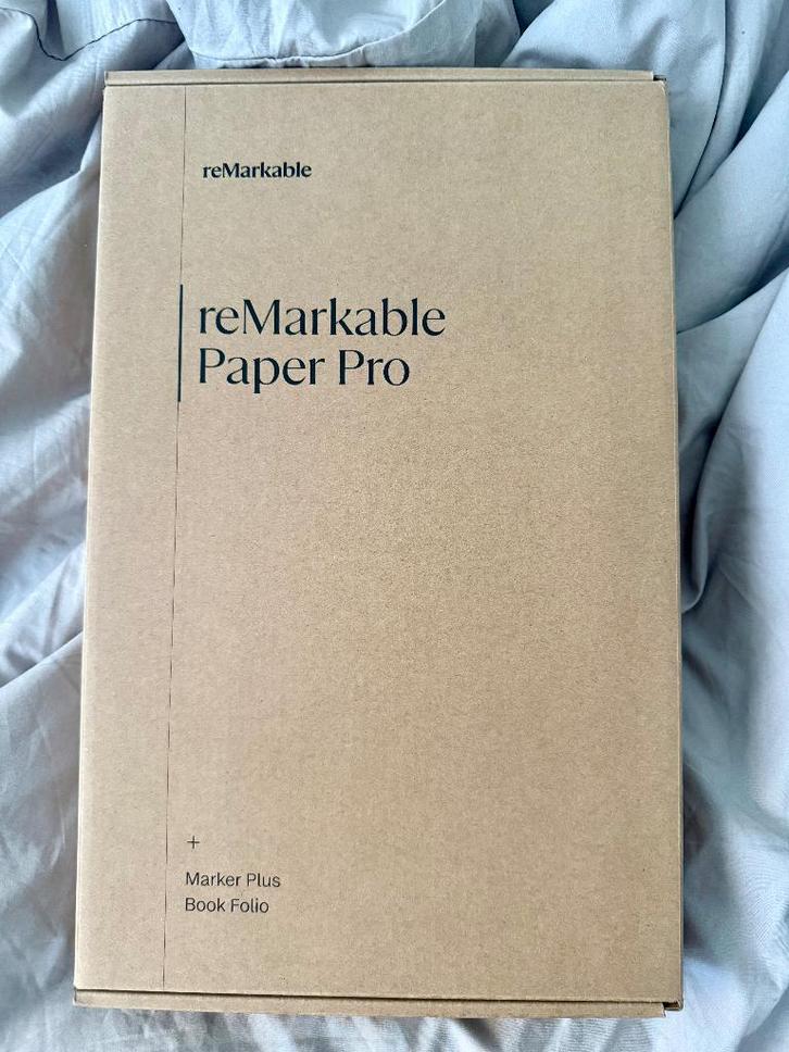 ReMarkable Paper Pro + Marker Plus + Book Folio zwart, Computers en Software, Tekentablets, Nieuw, Ophalen of Verzenden