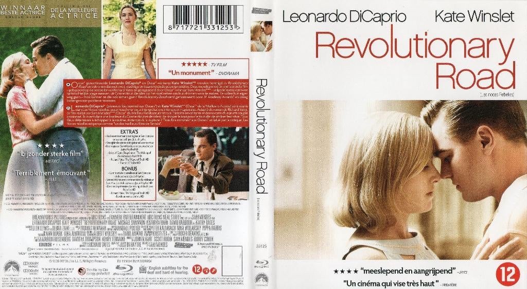 revolutionary road (blu-ray) nieuw, Cd's en Dvd's, Blu-ray, Zo goed als nieuw, Drama, Ophalen of Verzenden