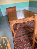 Stijlvolle tafel met 6 rietbeklede stoelen, Enlèvement