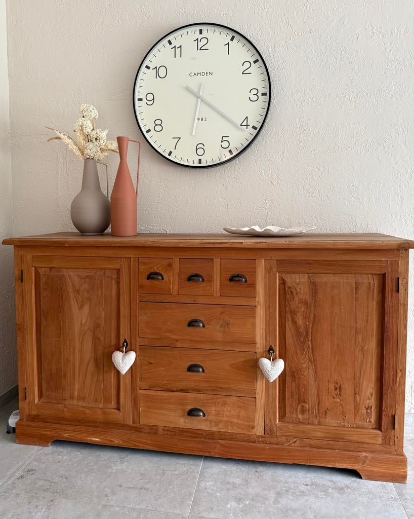 Buffet en teck, 150 à 200 cm, Enlèvement, Utilisé, Bohème