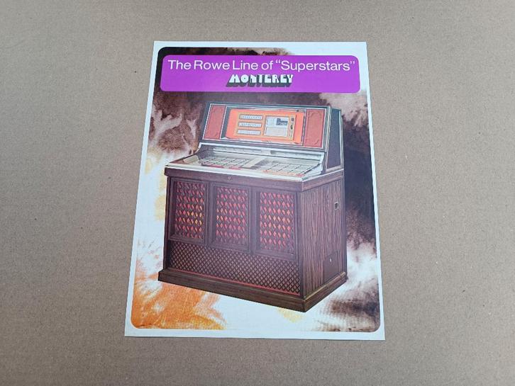 Flyer: Rowe-AMi MM5/ Montery (1971) jukebox, Collections, Machines | Jukebox, Ami, Envoi