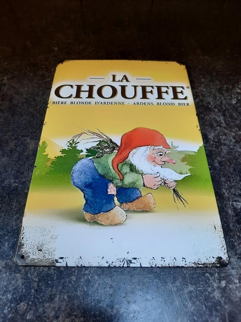 Reclamebord la chouffe, Ophalen, Reclamebord