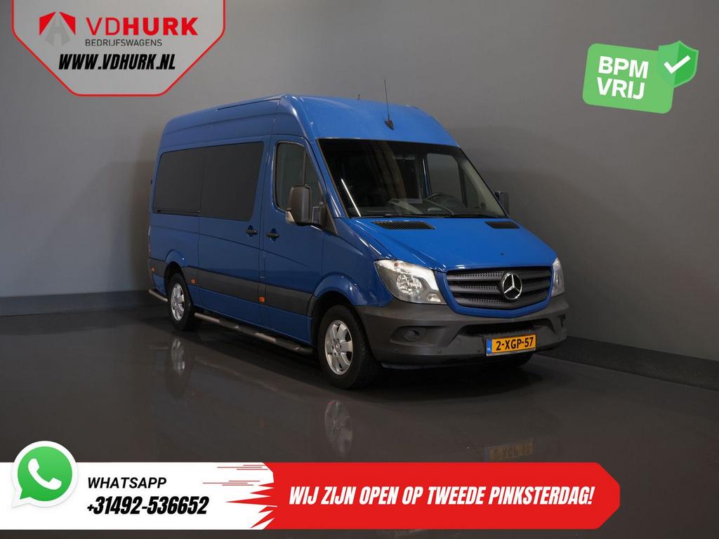 Mercedes-Benz Sprinter 213 2.2 CDI Aut. L2H2 €11.797 Incl. B, Automaat, 173 g/km, Blauw, Mercedes-Benz