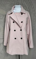 Jas mantel  roze bel en bo, Kleding | Dames, Jassen | Zomer, Ophalen, Zo goed als nieuw, Roze, Maat 42/44 (L)