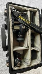 fototoestel en lenzen en koffer + statief, Enlèvement, Comme neuf