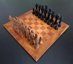 Oud Middeleeuws geïnspireerd schaakspel., Ophalen of Verzenden