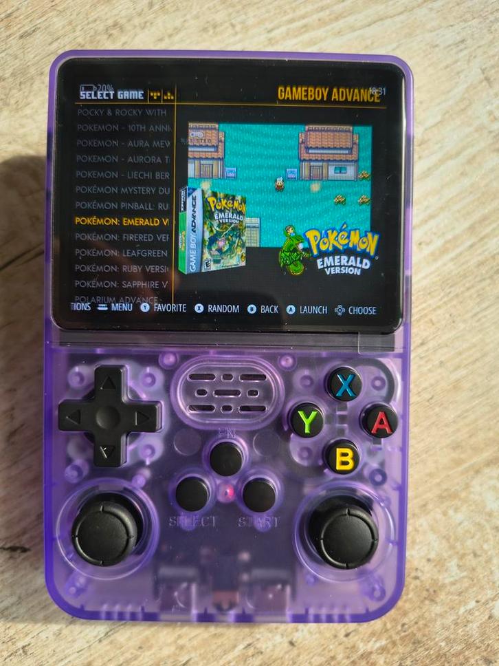 Handheld spelconsole met verschillende games, Games en Spelcomputers, Spelcomputers | Nintendo Game Boy, Ophalen of Verzenden