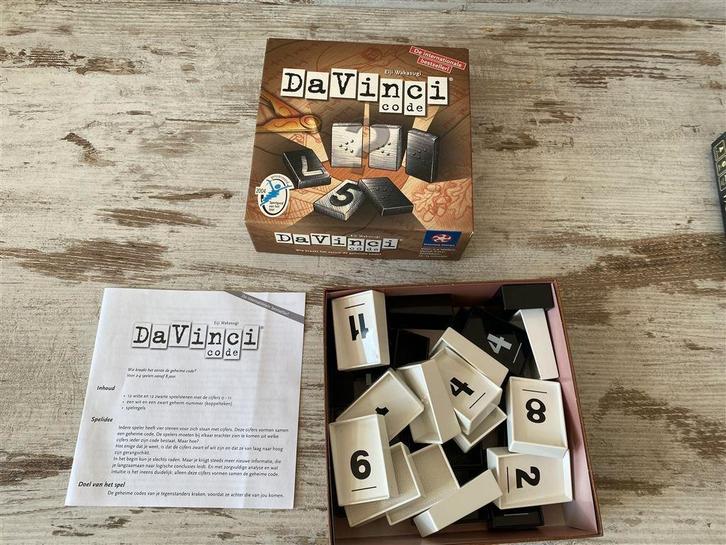 Davinci code wie kraakt het eerste de geheime code? [s513], Hobby & Loisirs créatifs, Jeux de société | Jeux de plateau, Comme neuf
