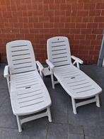 2  Ligzetels - "Flair Plaisir", Tuin en Terras, Ophalen, Gebruikt, Kunststof, Verstelbaar