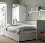Lit HEMNES + 2 Matelas AFJALL, Enlèvement ou Envoi, Utilisé