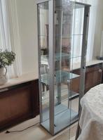 glazen vitrinekast, 25 à 50 cm, Avec porte(s), Comme neuf, Verre