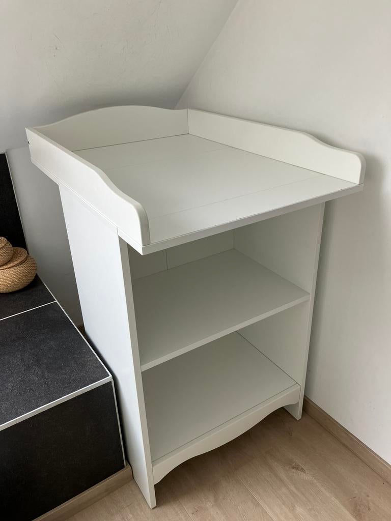 Verzorgingstafel wit, Kinderen en Baby's, Kinderkamer | Commodes en Kasten, Ophalen, Zo goed als nieuw