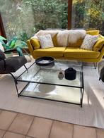 Salontafel, Huis en Inrichting, Tafels | Salontafels, Ophalen, Gebruikt, Glas