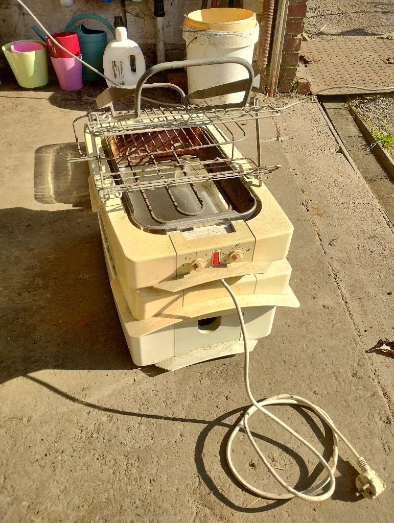 Kippengrill vintage, Jardin & Terrasse, Accessoires pour le barbecue, Enlèvement, Utilisé