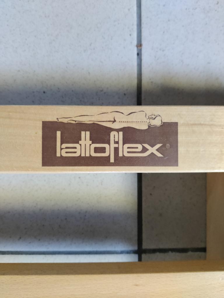 lattoflex lattenbodems, Comme neuf, Enlèvement, Sommier, 190 cm ou moins