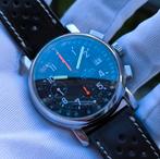 Antima chronograaf Valjoux 7750, Handtassen en Accessoires, Horloges | Dames, Seiko, Staal, Polshorloge, Leer