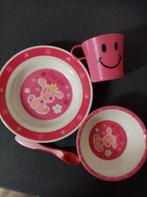 Sparkle 4- delig eetset kinderbord + kom + beker + lepeltje, Ophalen of Verzenden, Zo goed als nieuw, Overige typen