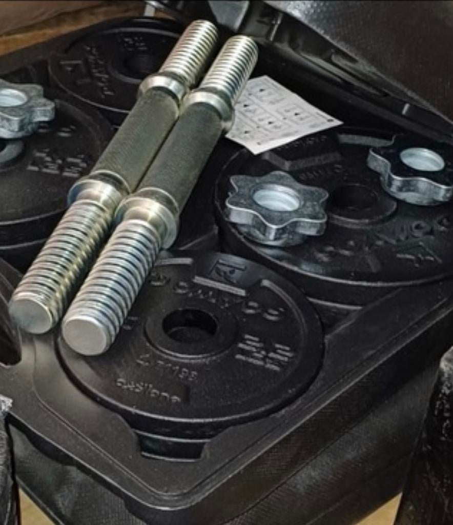 Bodbuilding gewichten fitness materialen, Sport en Fitness, Overige Sport en Fitness, Ophalen, Zo goed als nieuw