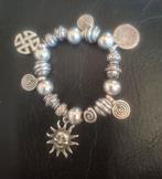 Bracelet élastique argent Breloques, Élastique, Enlèvement ou Envoi, Avec bracelets à breloques ou perles, Comme neuf