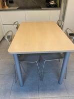 Keukentafel met 4 stoelen, Ophalen, Gebruikt
