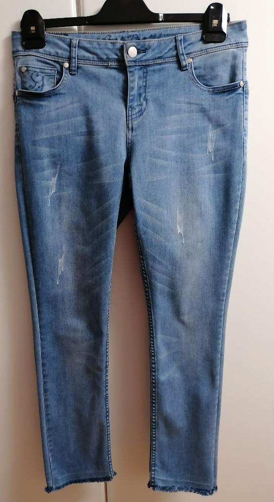 Lichtblauw casual 7/8 skinny jeansbroek, maat 40, Vêtements | Femmes, Jeans, Comme neuf, Enlèvement ou Envoi