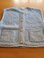 lichtblauwe bodywarmer debardeur, Kleding | Dames, Bodywarmers, Maat 38/40 (M), Ophalen of Verzenden, Zo goed als nieuw, Blauw
