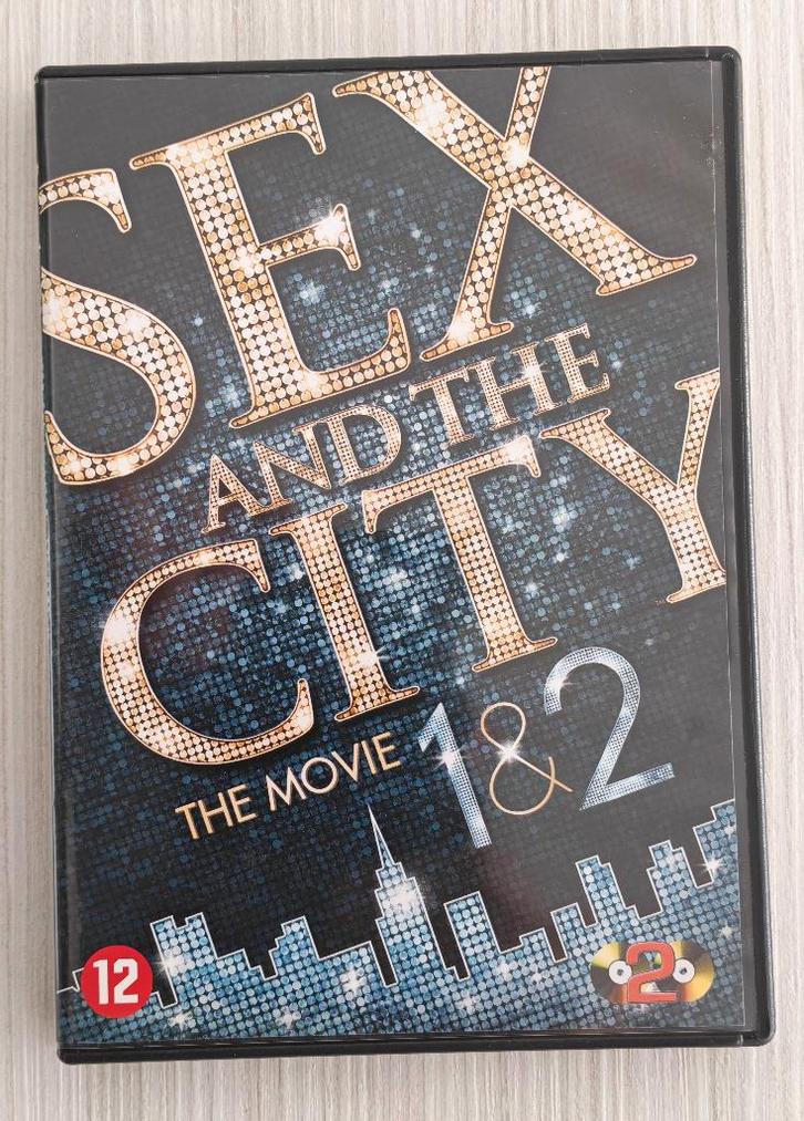 SEX AND THE CITY - The movie 1 & 2 (2 DVD set), Cd's en Dvd's, Dvd's | Tv en Series, Zo goed als nieuw, Overige genres, Alle leeftijden
