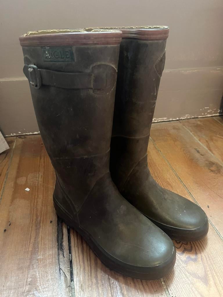 Bottes Aigle taille 32, Jardin & Terrasse, Vêtements de travail, Enlèvement ou Envoi, Comme neuf, Bottes