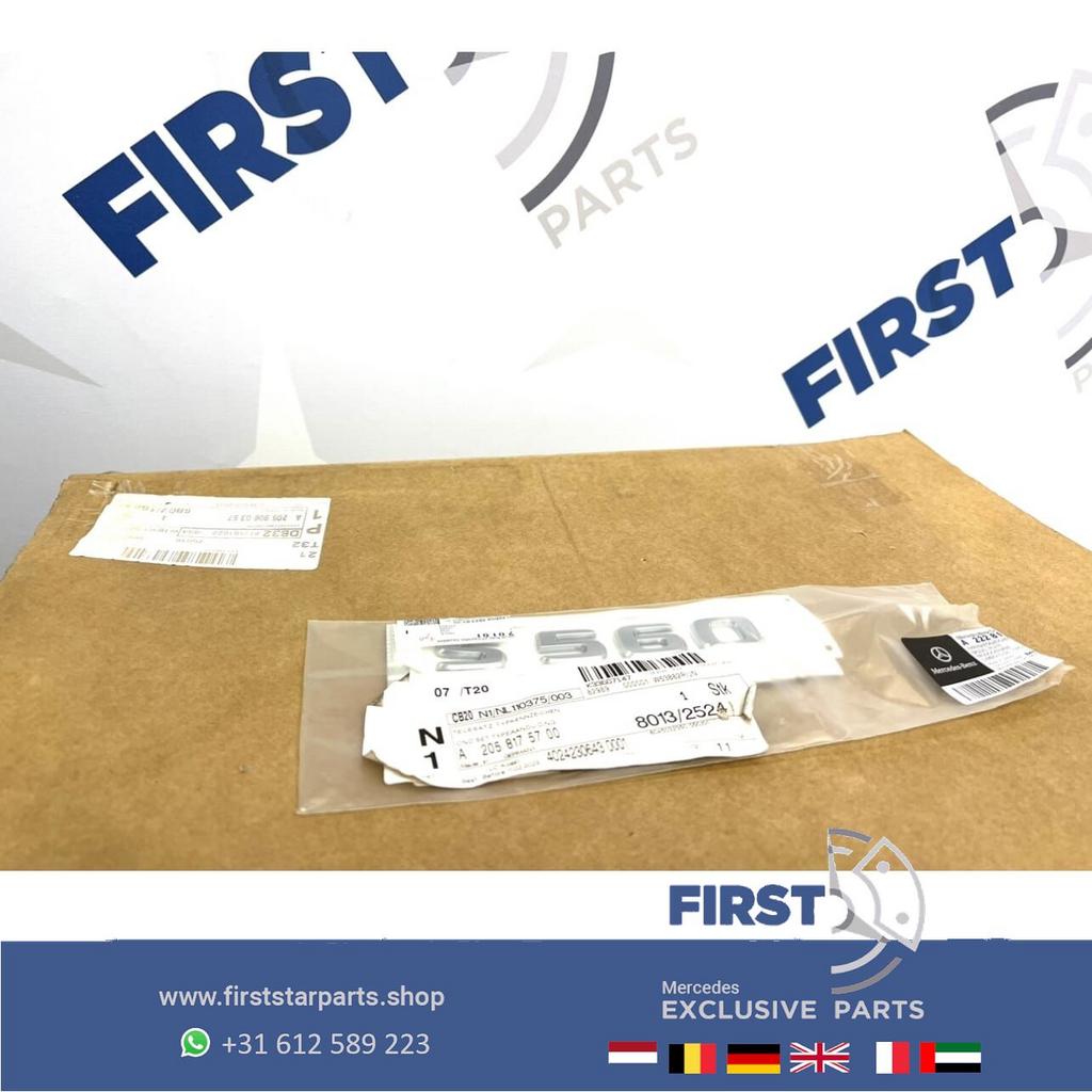 S560 LOGO W223 W222 W217 C217 CHROOM EMBLEEM Mercedes S Klas, Arrière, Utilisé, -, -