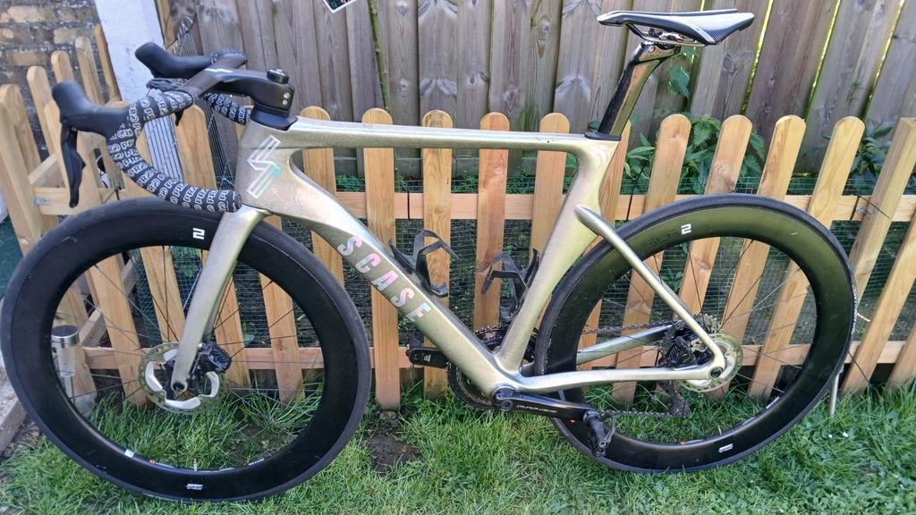 SCASE Carbon Racefiets maat 54 – Di2 – Carbon Deep Wheels, Fietsen en Brommers, Ophalen