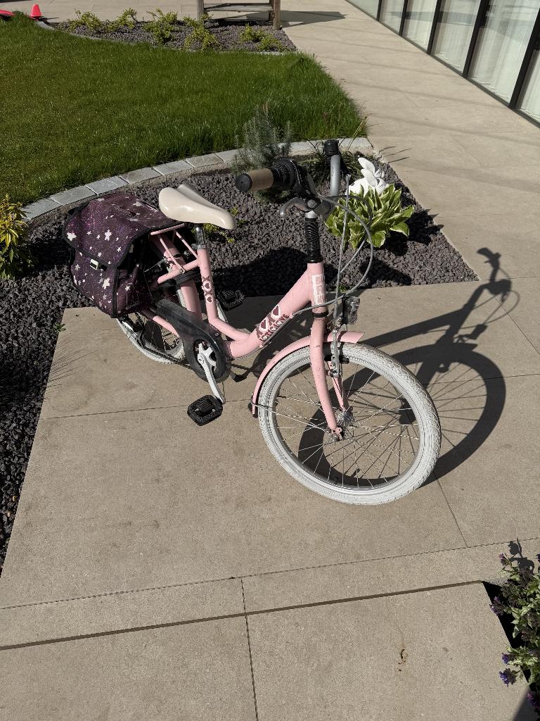 Bike Fun Kids Meisjesfiets 20" - Full Option, Vélos & Vélomoteurs, Vélos | Filles, Comme neuf, 20 pouces, Frein à main, Vitesses