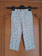 Pantalon coton beige à petites fleurs - T: 2ans, Enfants & Bébés, Vêtements enfant | Taille 92, Pantalon, Fête grenouille, Comme neuf