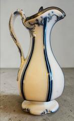 Staffordshire kruik met tinnen deksel James Dixon 19e 31cm, Antiek en Kunst, Antiek | Keramiek en Aardewerk, Ophalen