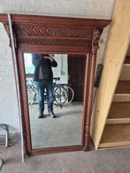 Grote spiegel mooie staat mechels leeuwenkop, Ophalen