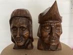 gebeeldhouwde koppen Tijl en Nele, Antiek en Kunst, Ophalen