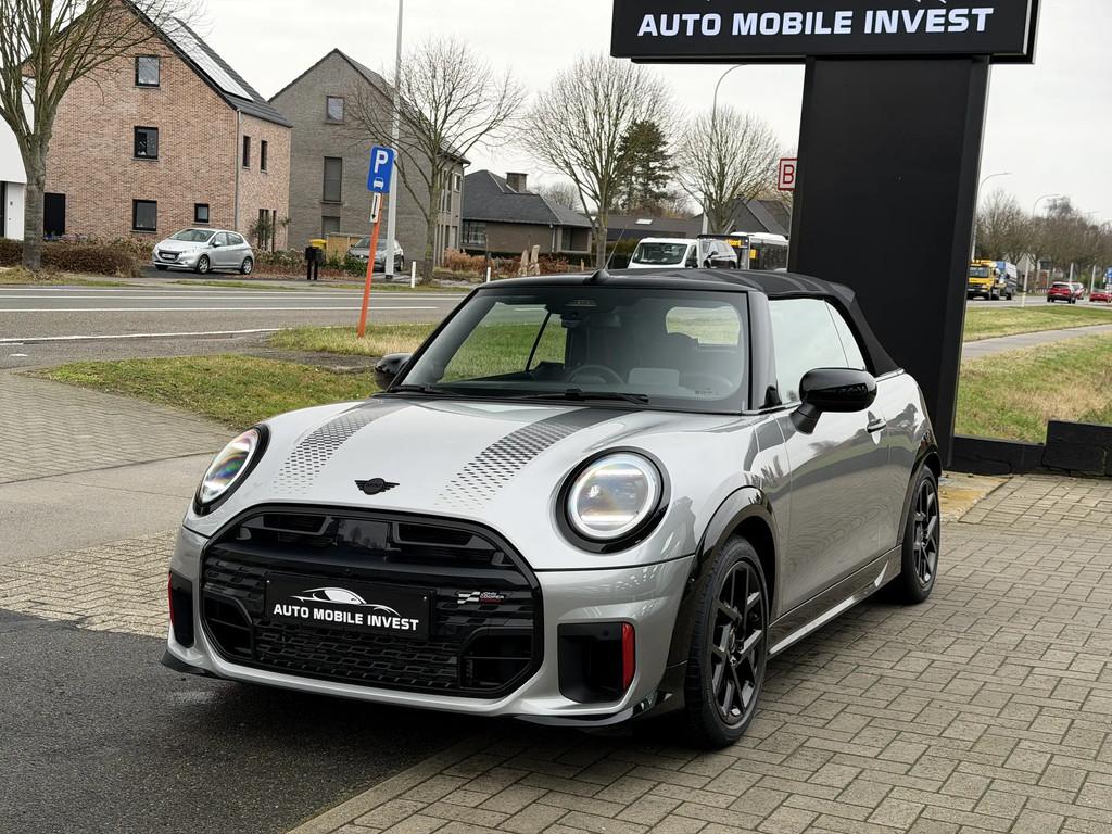 MINI John Cooper Works Cabrio 2.0A John Cooper Works XL PACK, Auto's, Gebruikt, Zwart, 4 cilinders, Cabriolet