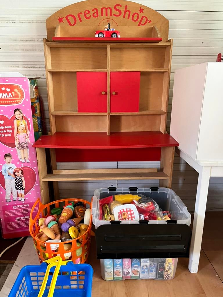 Kinder winkeltje, Ophalen, Gebruikt, Hout