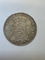 belgische zilveren munt  5F, Monnaie en vrac, Argent, Enlèvement, Argent